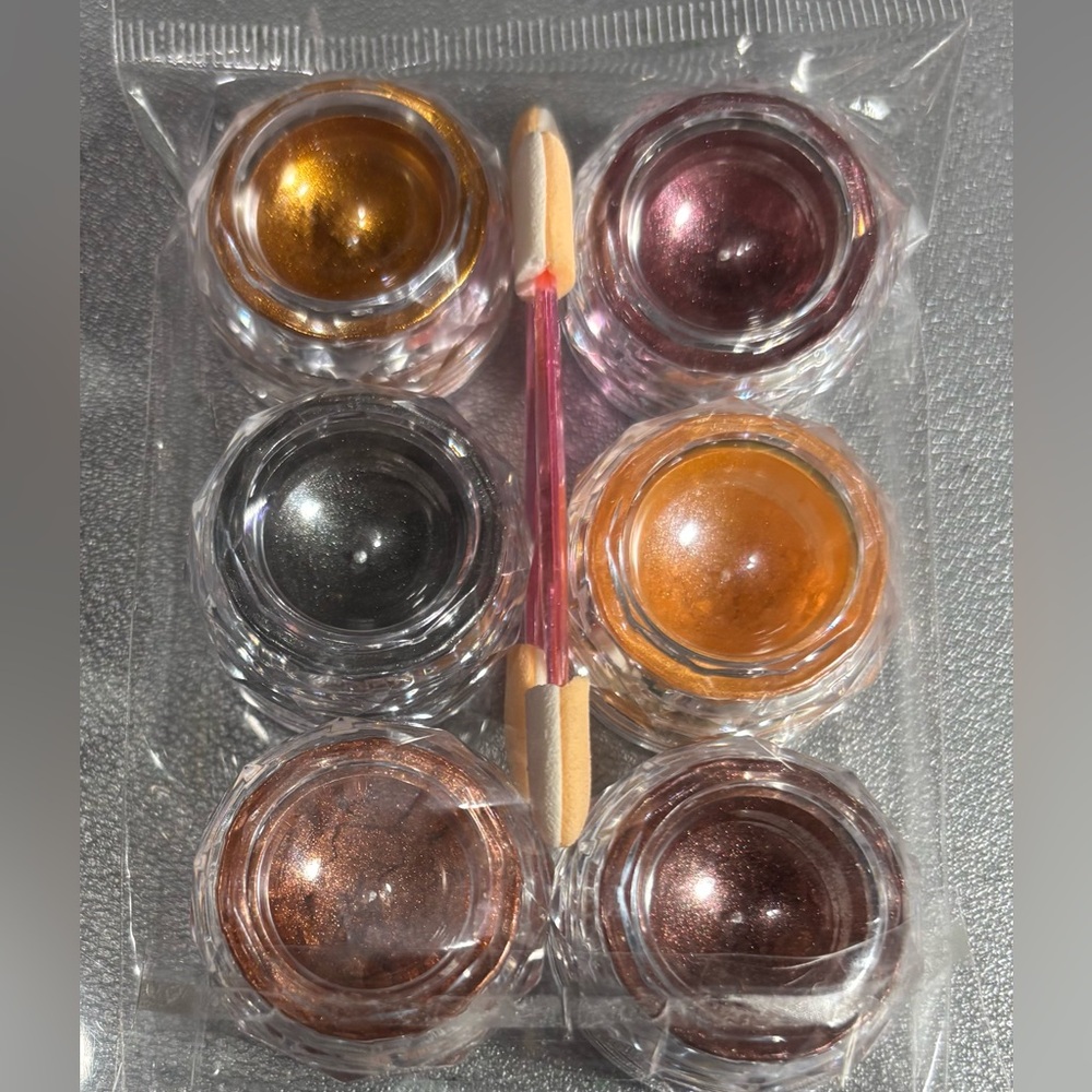 Set of 6 chrome Powder
